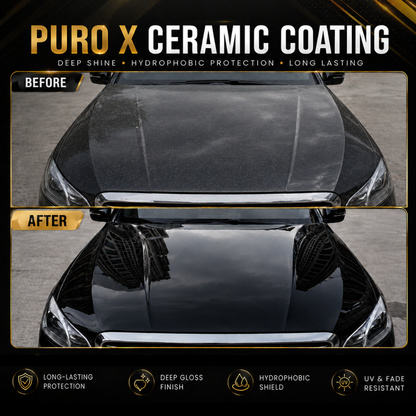 Ultimate Ceramic Coating Spray + FREE 340 GSM Microfibre Cloth