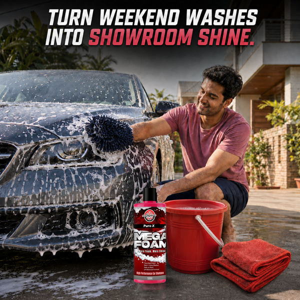 Wash & Dry Care Combo (500ML Shampoo + 1200GSM Cloth + Mitt)