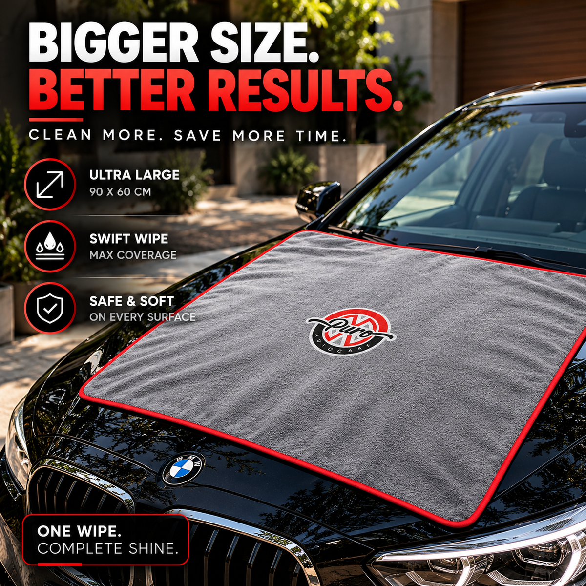 Ultra Thick Premium 600 GSM Microfiber Drying Towel  (90 * 60 CM)