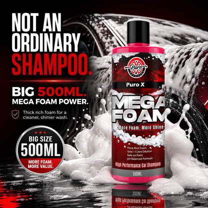Wash & Dry Care Combo (500ML Shampoo + 1200GSM Cloth + Mitt)