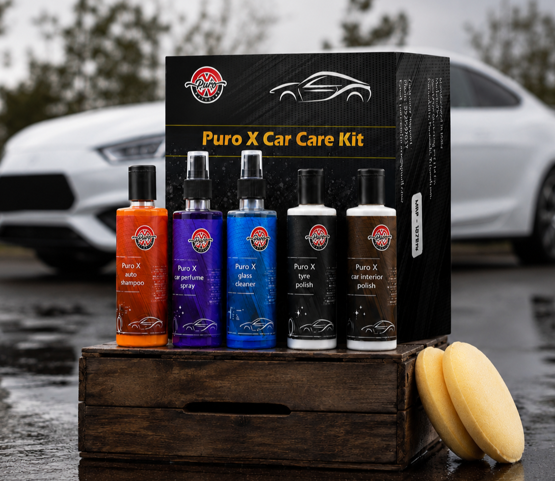 Professional Car Care Kit - 7 in 1 Combo Set