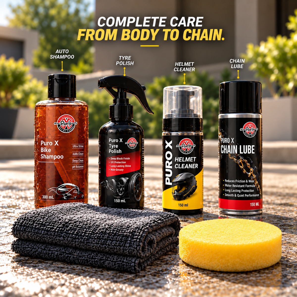 7 in 1 Professional Bike Care Kit Combo