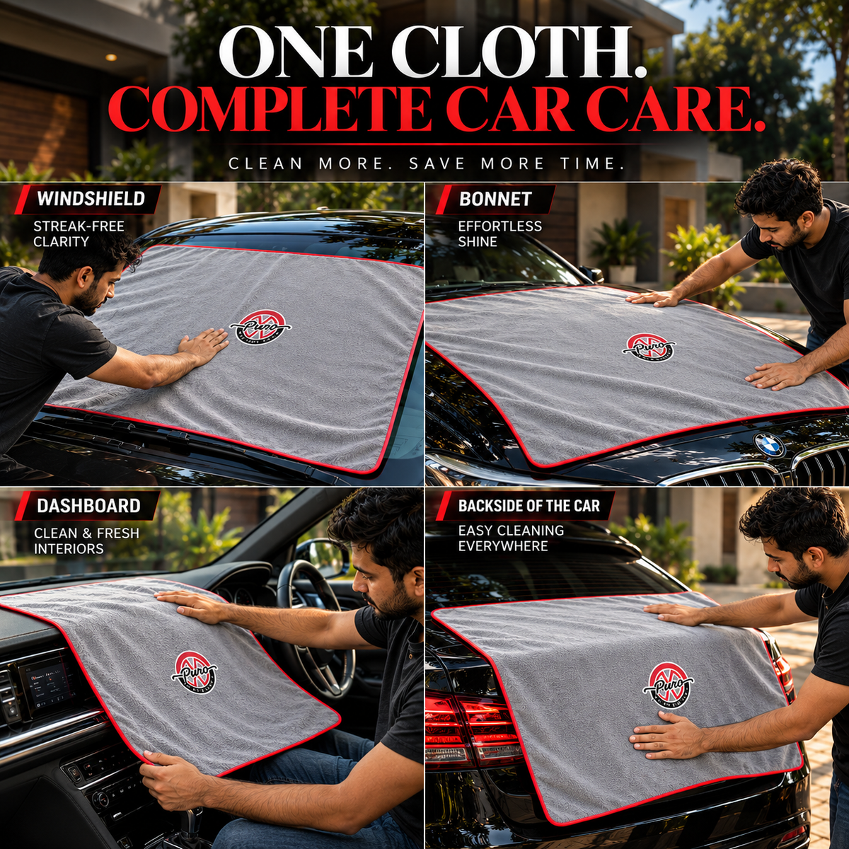 Ultra Thick Premium 600 GSM Microfiber Drying Towel  (90 * 60 CM)