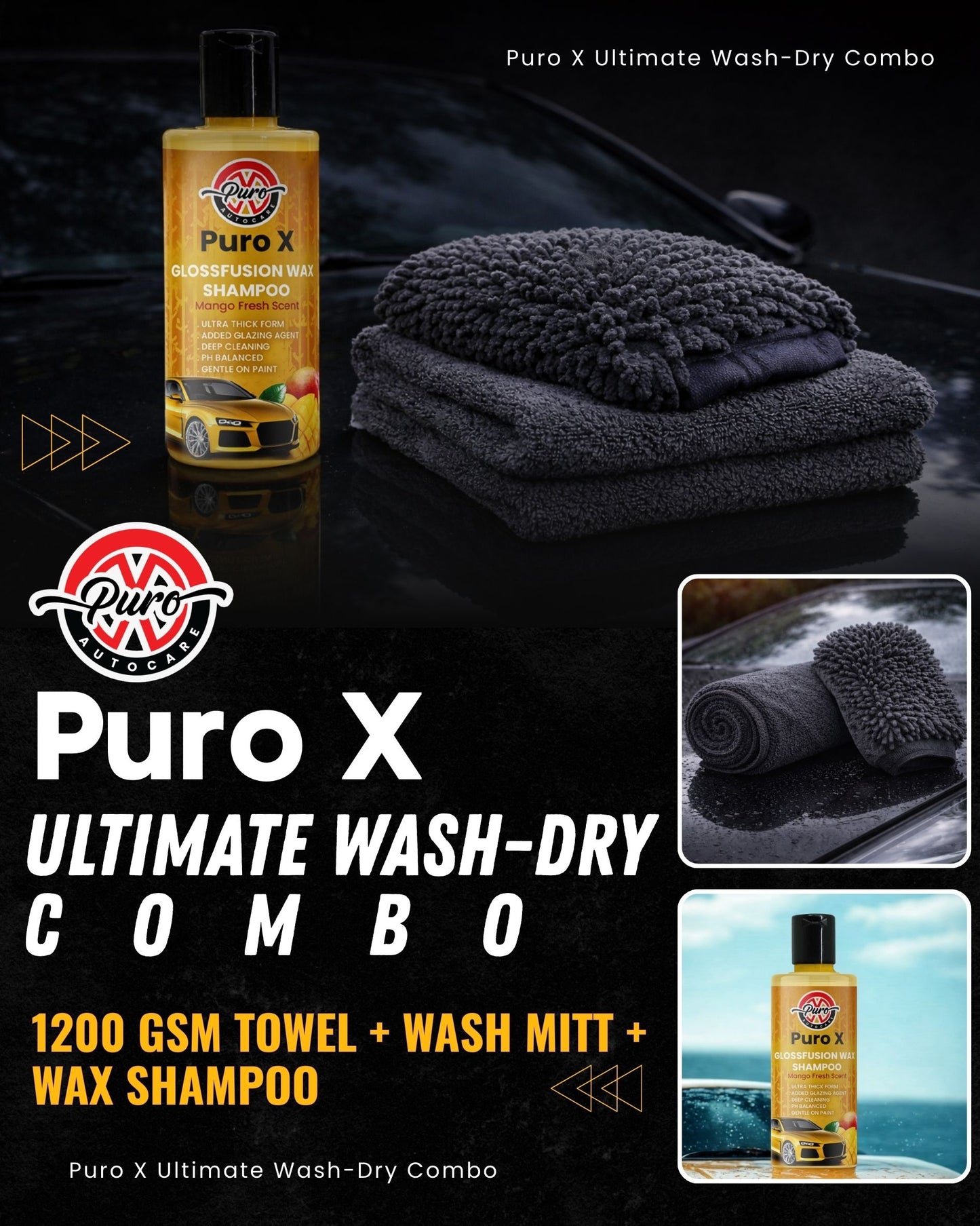 Puro X Wash & Dry Care Combo