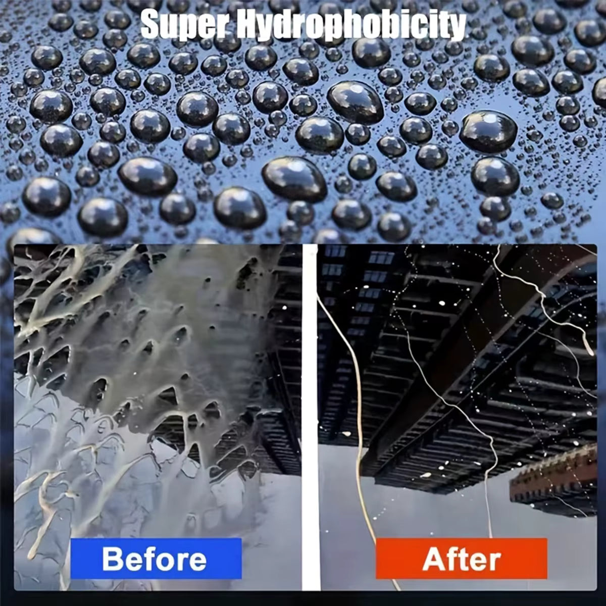 Ultra Crystal Clear Vision Glass Coat Spray - FREE 340 GSM Microfiber Cloth