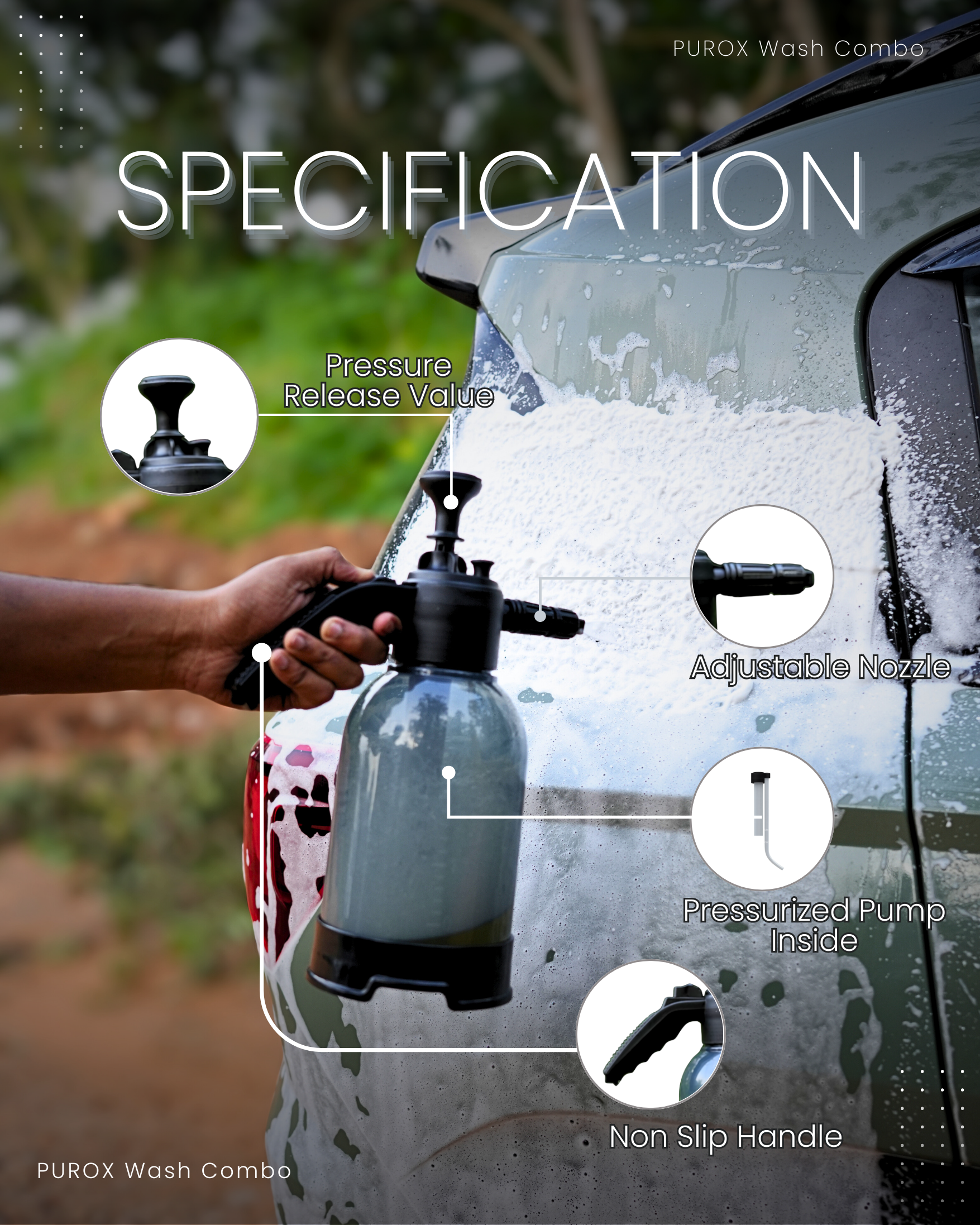 Puro X - Wash Combo (Sprayer + Shampoo)