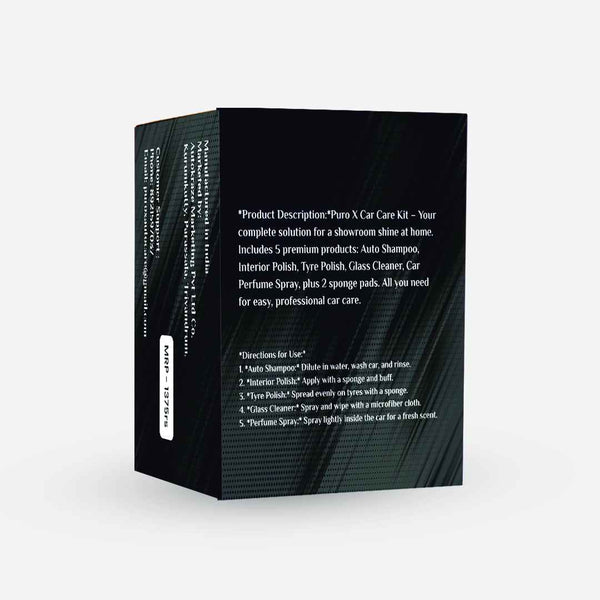 Puro X car care kit (7pcs)