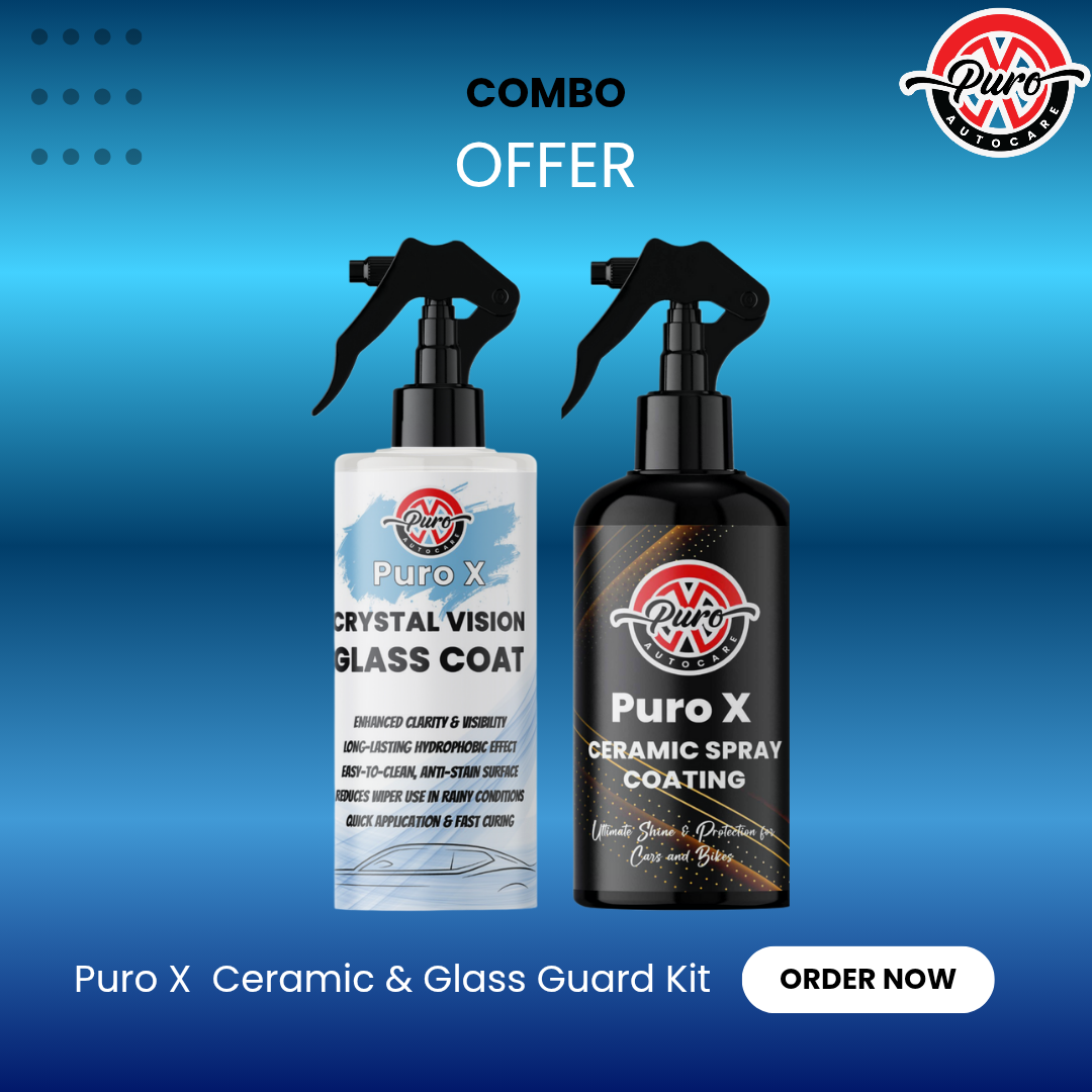 Puro X Glass Coat and Ceramic Spray Coating Combo